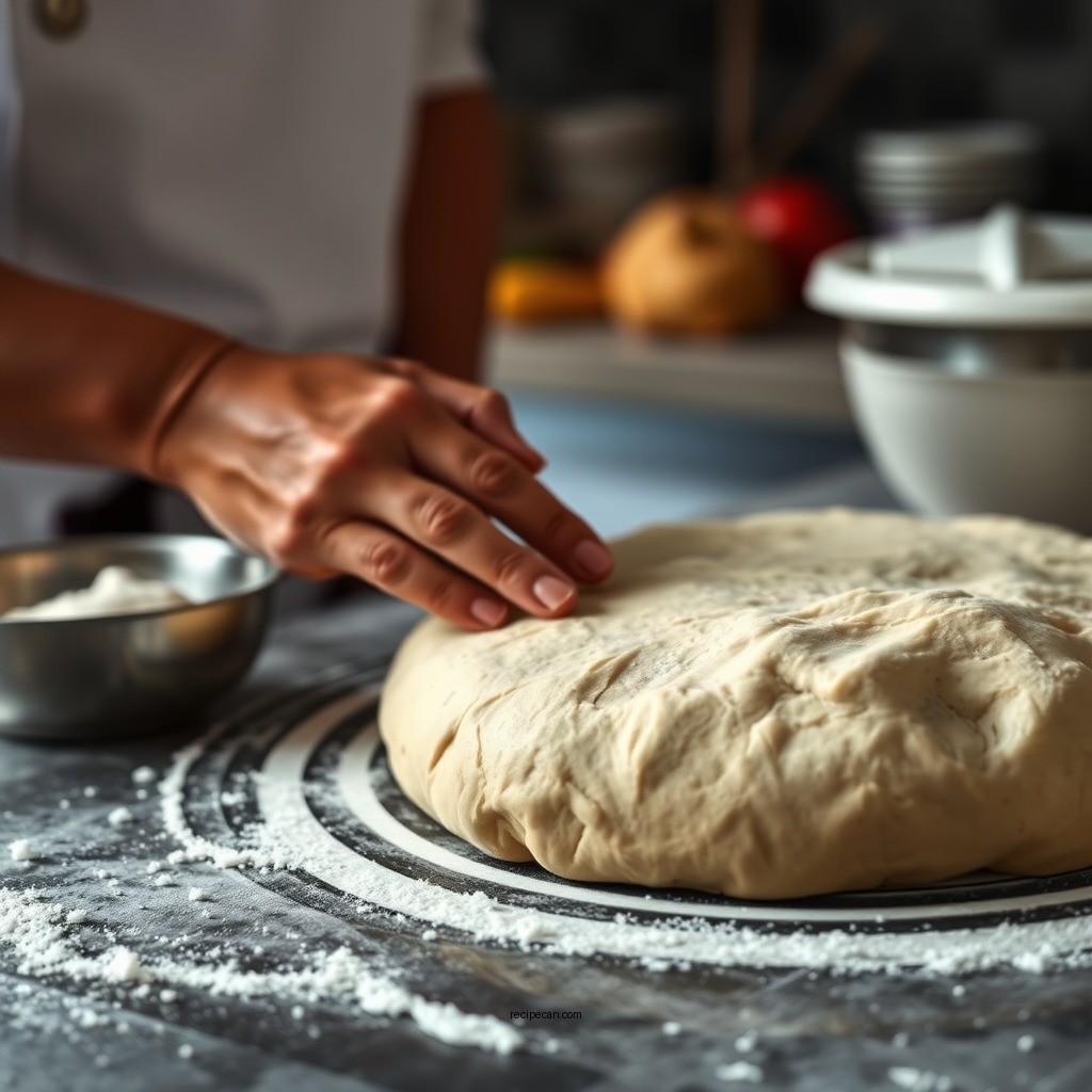 Preparing the Dough - pot pie crust recipe