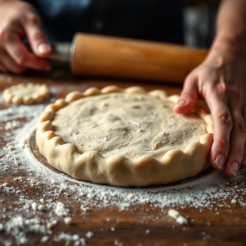 Rolling Out the Dough - pot pie crust recipe