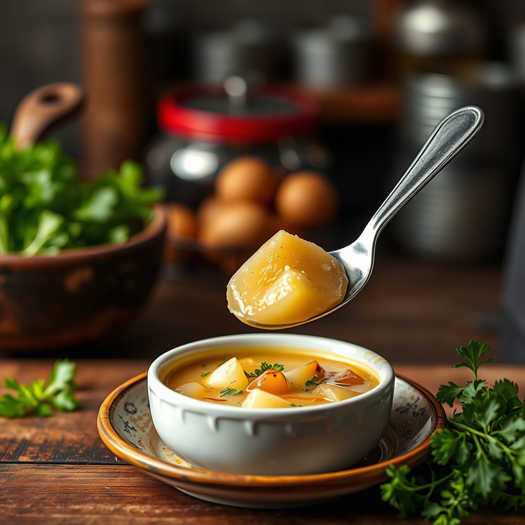 Incorporating the Potatoes - potato soup recipe with canned potatoes