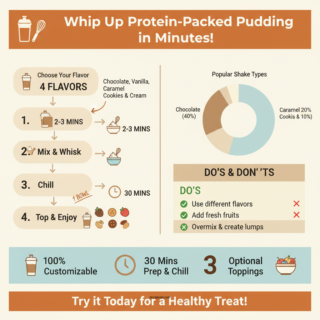 premier protein shake pudding recipe - Data Infographic and Statistics