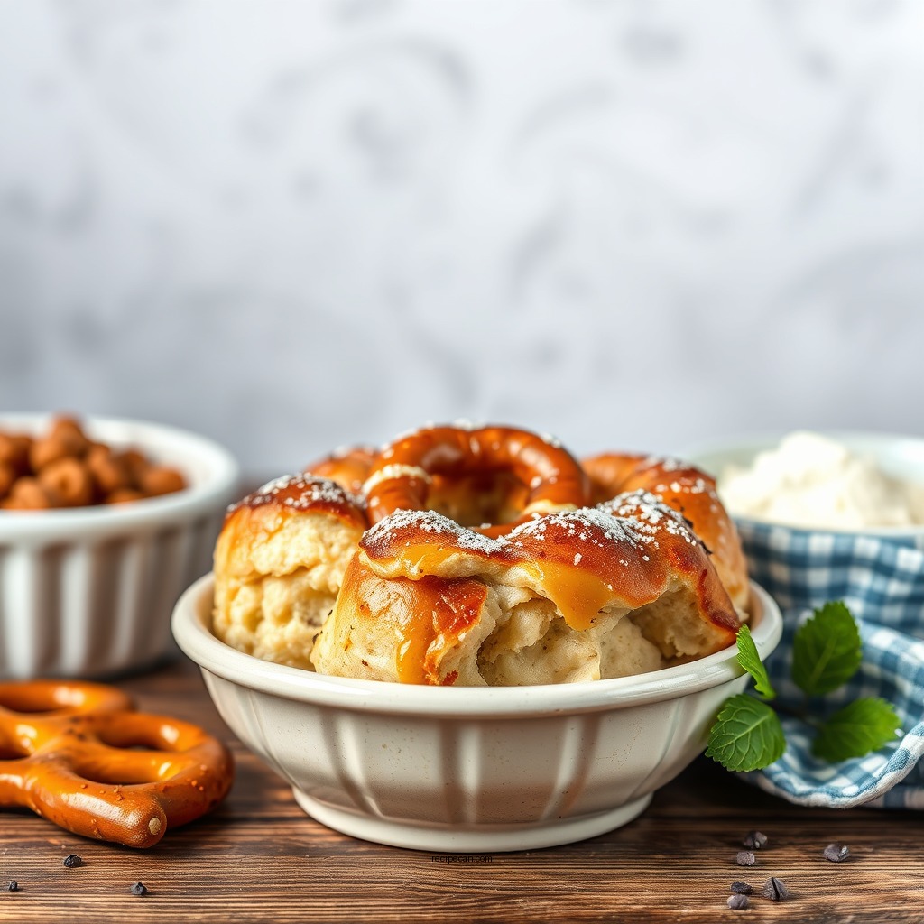 Ingredients You'll Need - pretzel bread pudding recipe