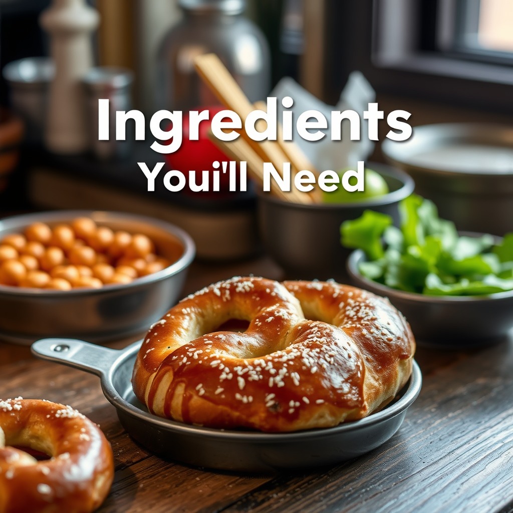Ingredients You'll Need - pretzel roll recipe