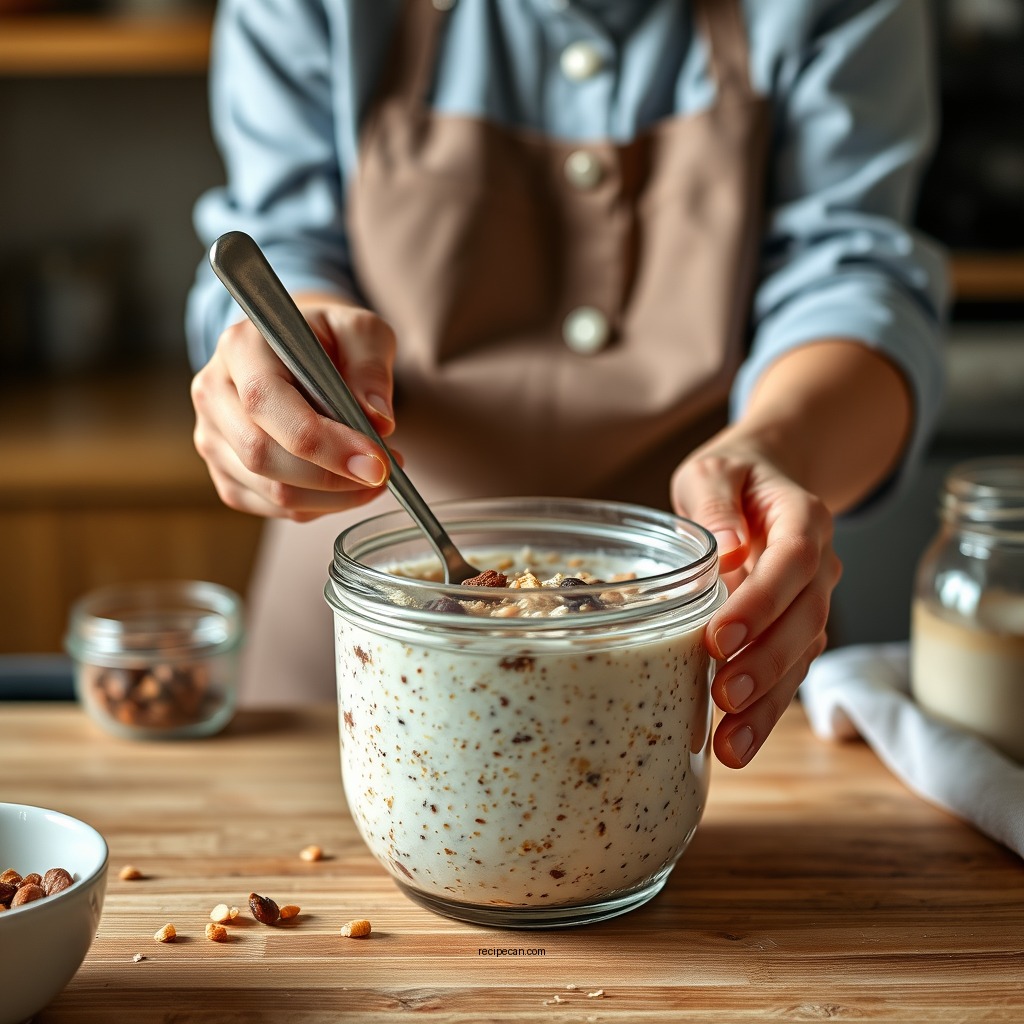 Step-by-Step Instructions - princess diana's overnight oats recipe