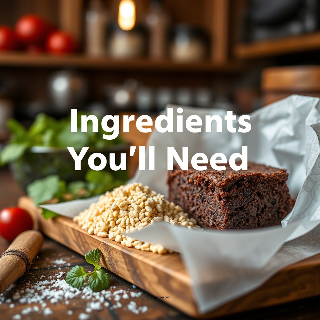 Ingredients You'll Need - protein brownie recipe