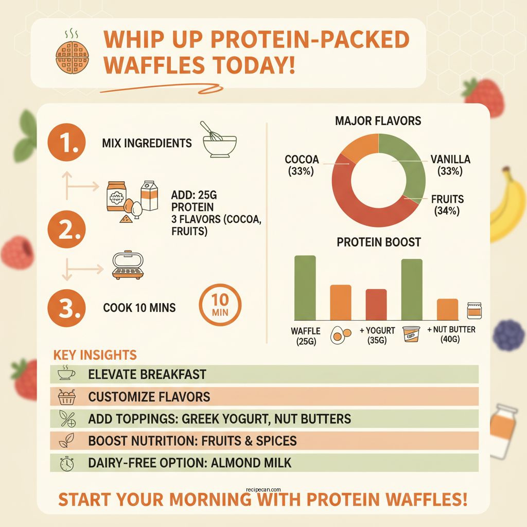 protein waffle recipes - Data Infographic and Statistics