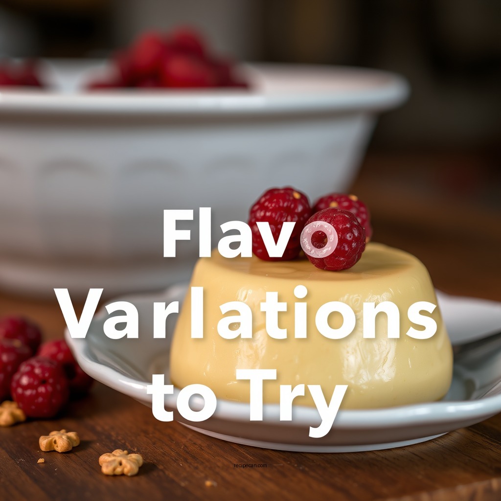 Flavor Variations to Try - pudding recipe no eggs