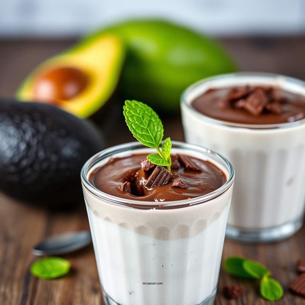 Avocado Chocolate Pudding - pudding recipes without egg