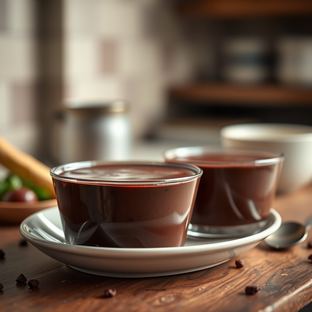 Classic Chocolate Pudding - pudding recipes without egg