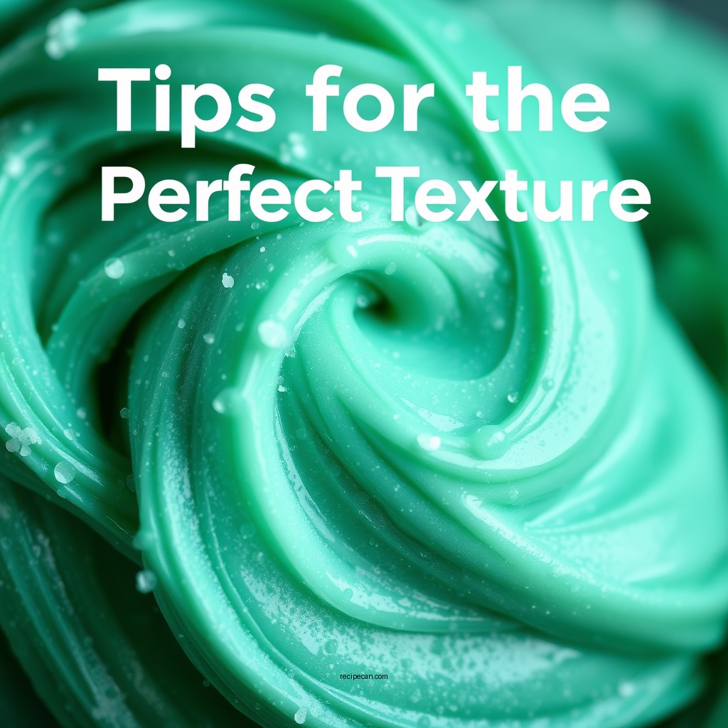 Tips for the Perfect Texture - pudding slime recipe