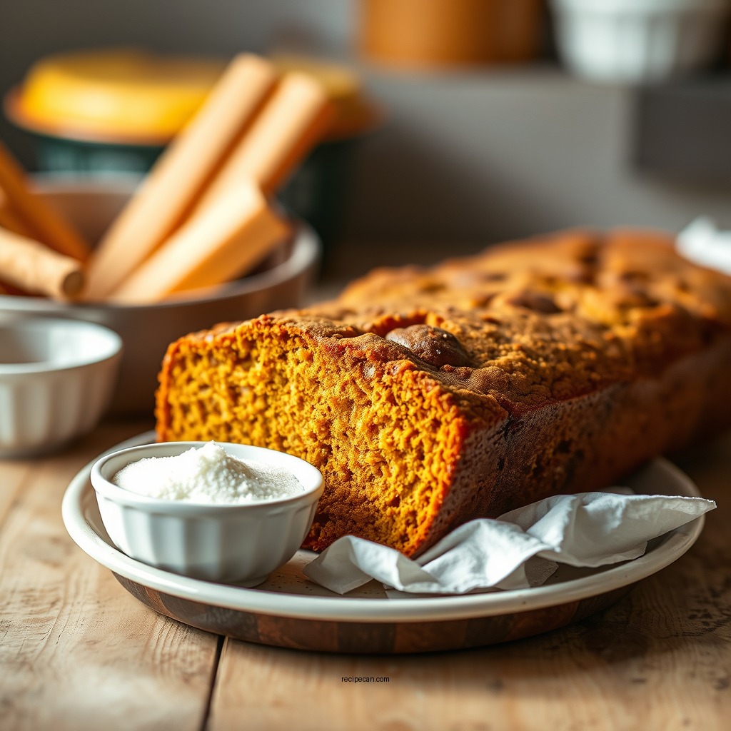 Ingredients You'll Need - pumpkin bread with pudding mix recipe