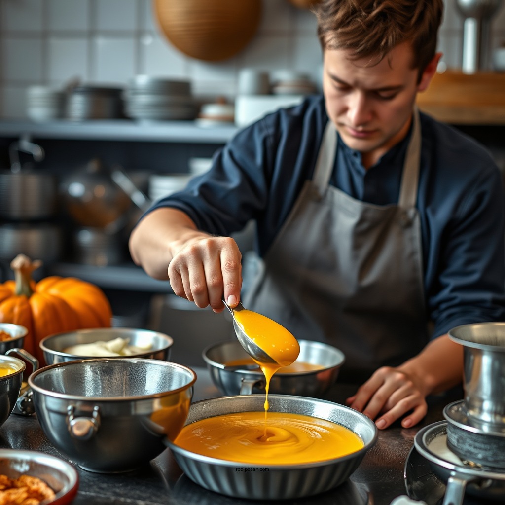 Preparation Steps - pumpkin custard recipe