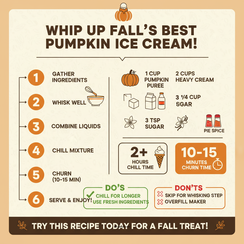 pumpkin ice cream recipe cuisinart - Data Infographic and Statistics