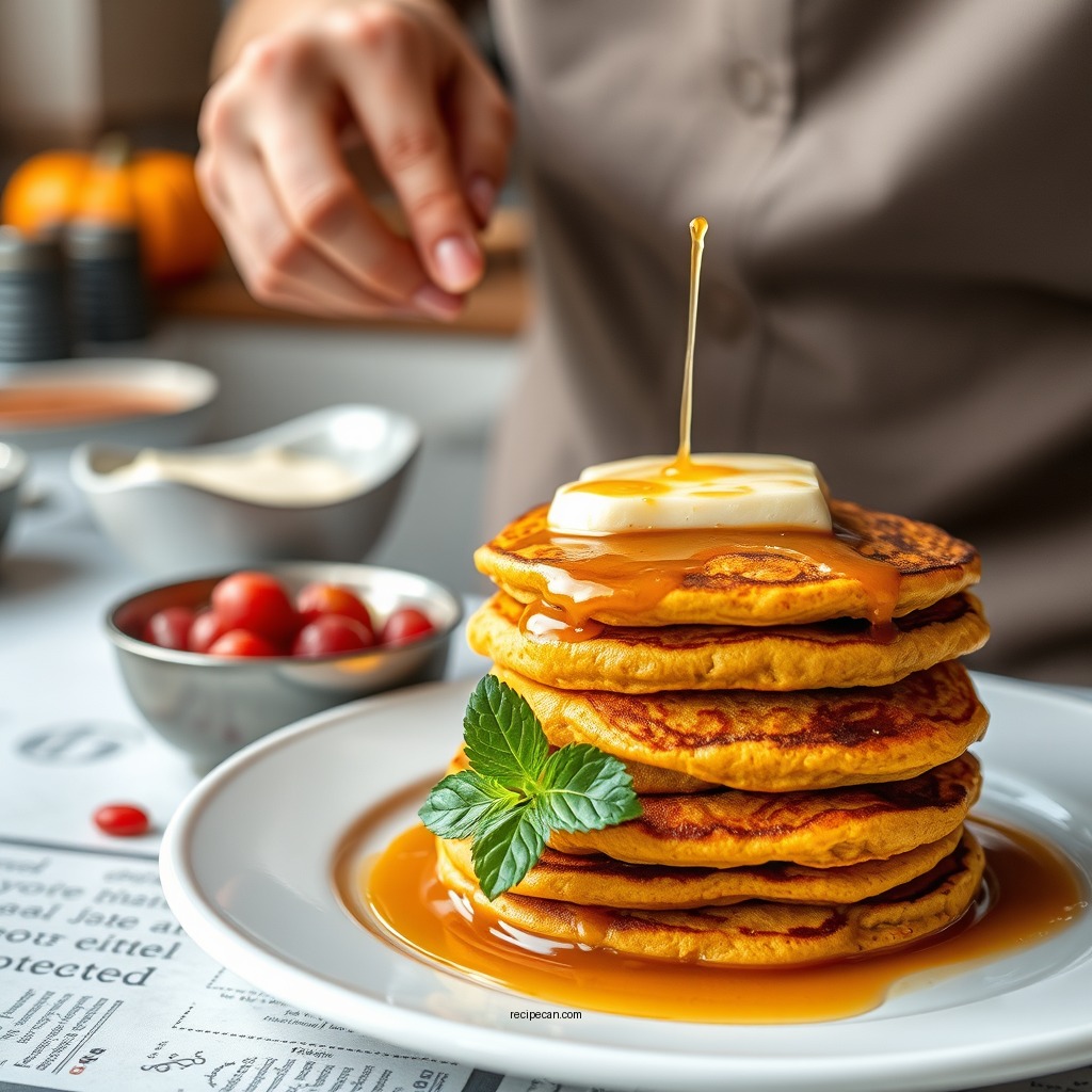 Step-by-Step Instructions - pumpkin pancakes recipe