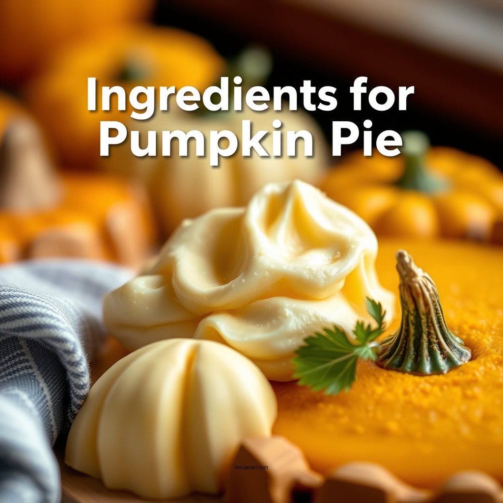 Essential Ingredients for Pumpkin Pie - pumpkin pie recipe with fresh pumpkin