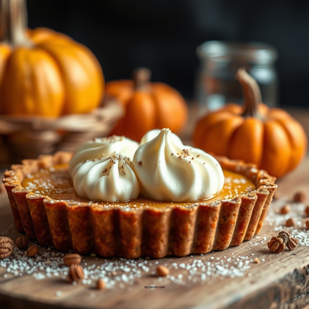 Ingredients Needed for Pumpkin Tart - pumpkin tart recipe
