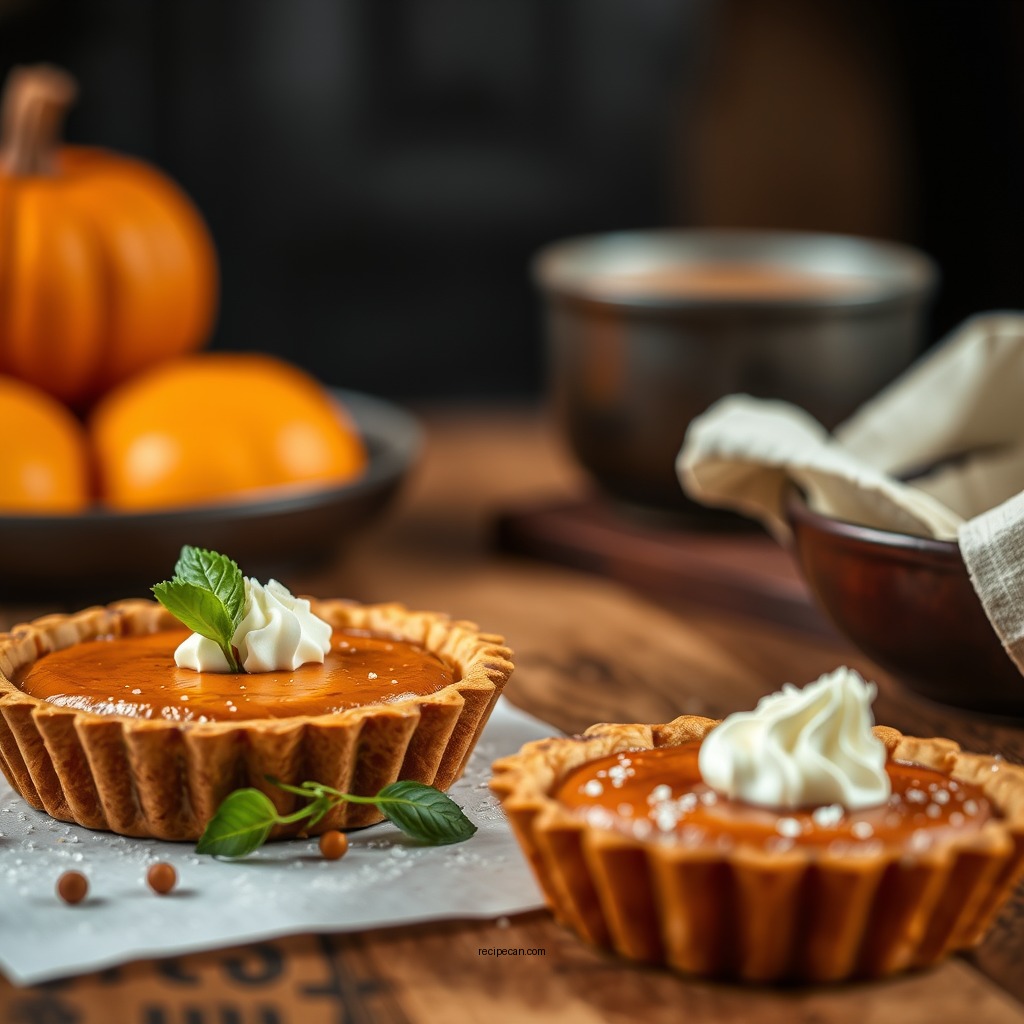 Understanding the Ingredients - pumpkin tarts recipe