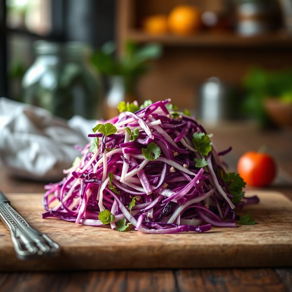 Ingredients You'll Need - purple cabbage coleslaw recipe