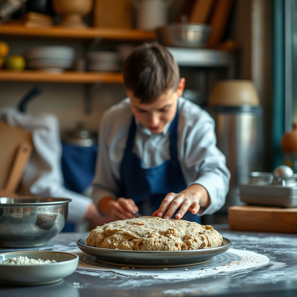 Preparing the Dough - quaker oat oatmeal cookie recipe