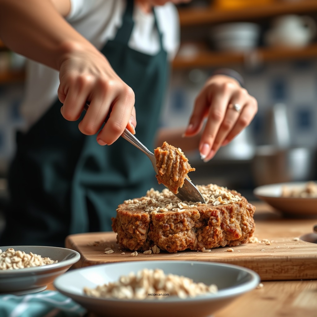 Step-by-Step Preparation - quaker oats meatloaf recipe with oatmeal