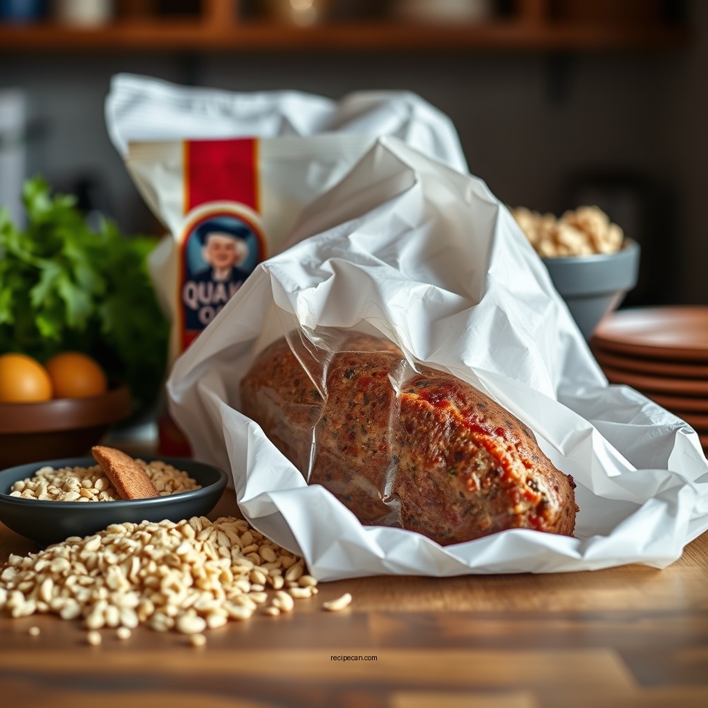 Ingredients You'll Need - quaker oats oatmeal meatloaf recipe