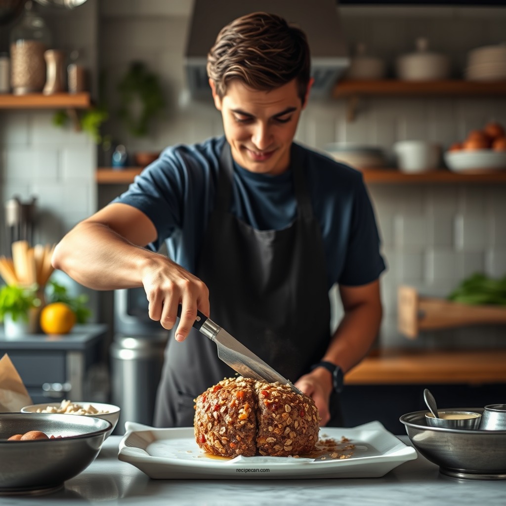 Preparation Steps - quaker oats oatmeal meatloaf recipe