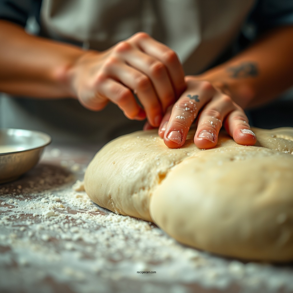 Kneading and Rising Process - quick roll recipe