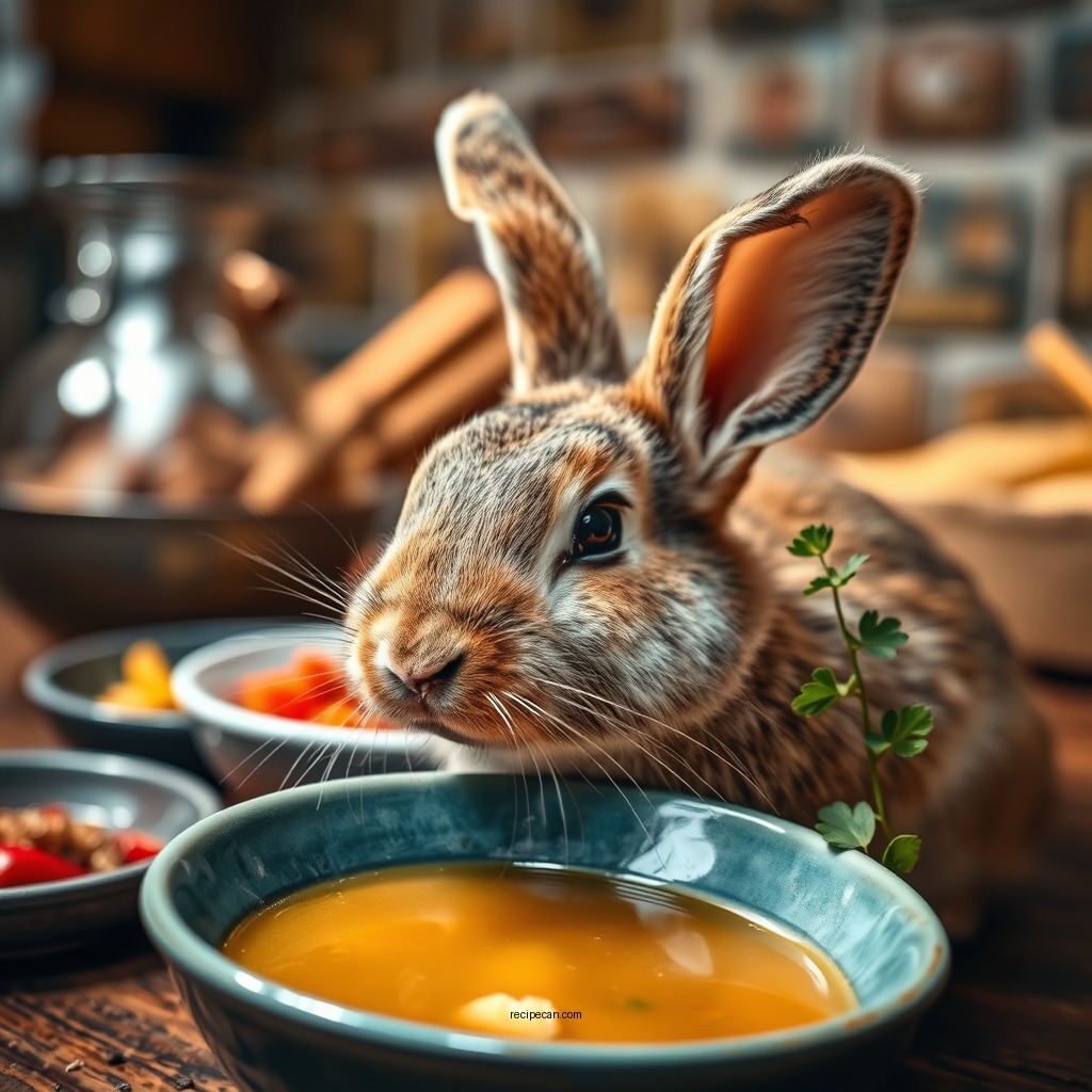 Choosing the Right Ingredients - rabbit soup recipe