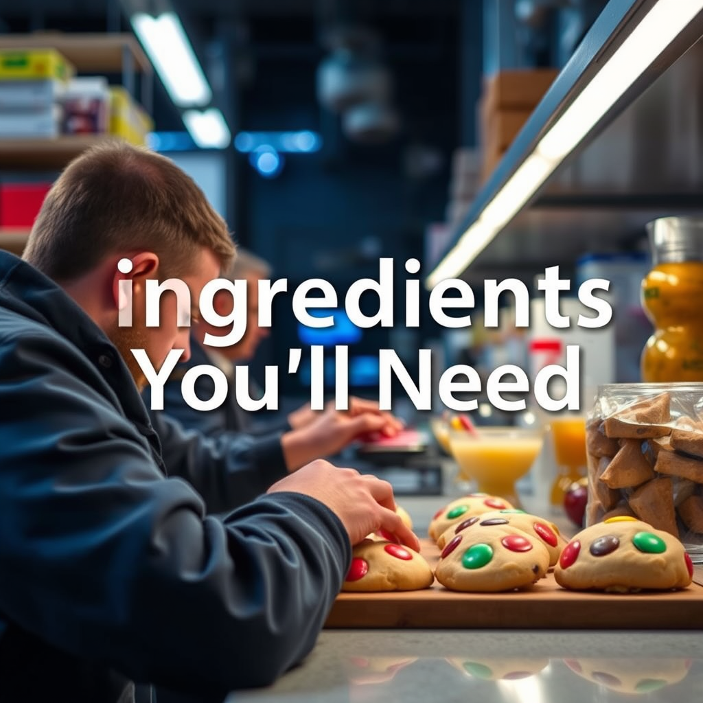 Ingredients You'll Need - rainbow cookie recipe