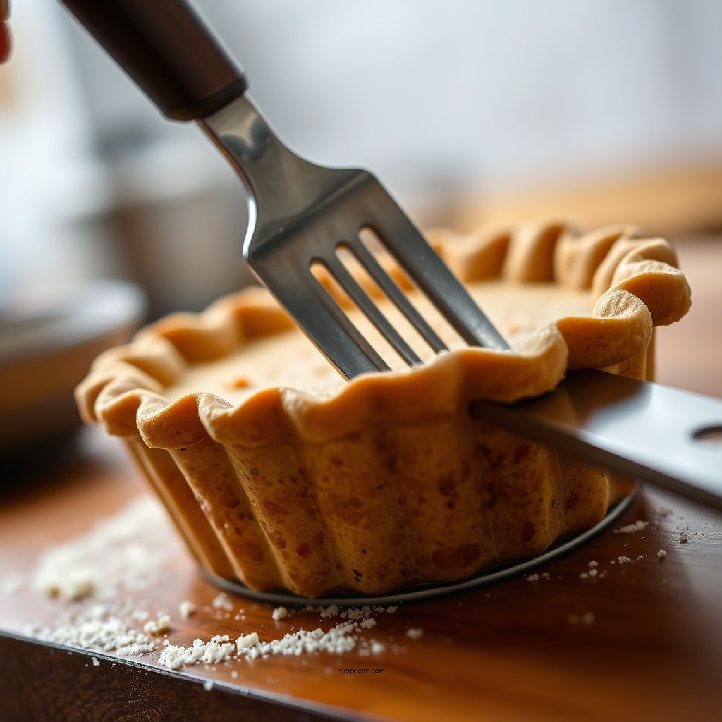 Making the Pie Crust - raisin pie recipe