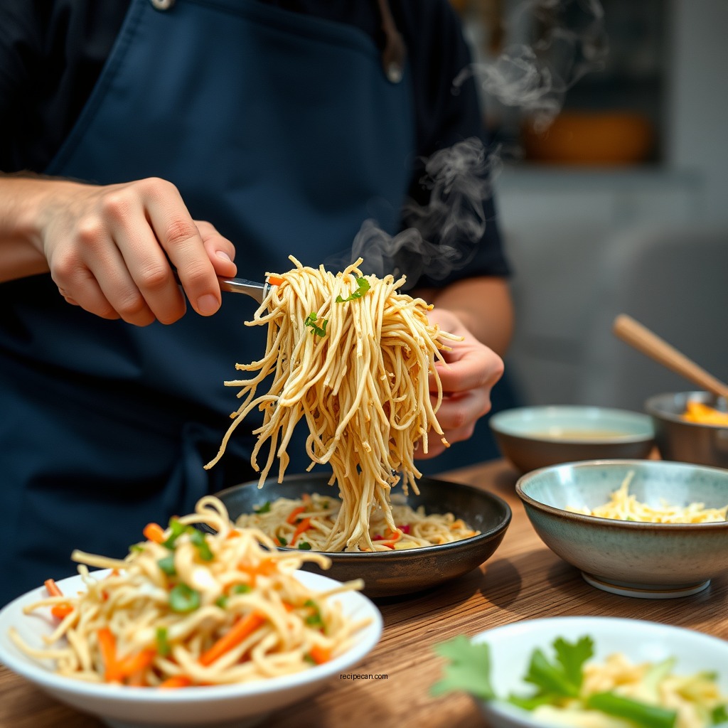 Step-by-Step Preparation - ramen noodle coleslaw recipe