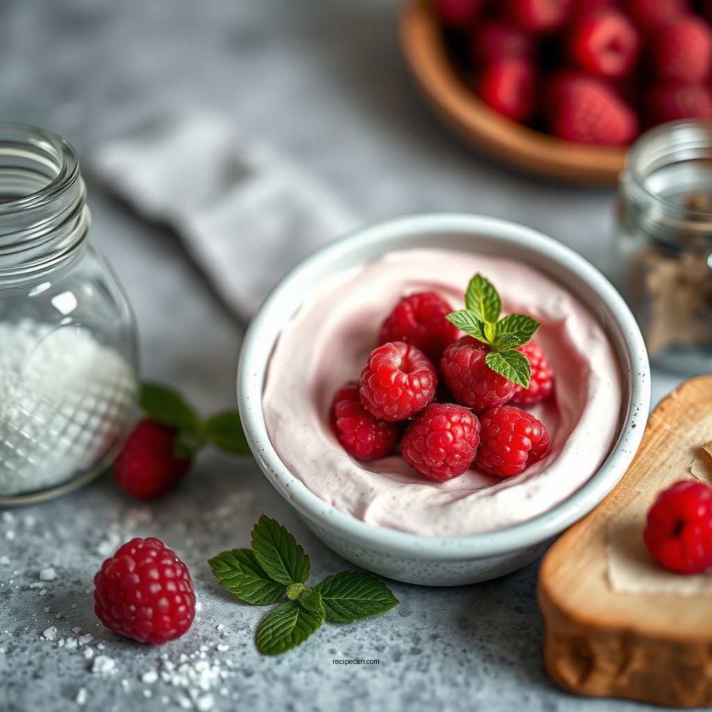 Ingredients You’ll Need - raspberry mousse recipe