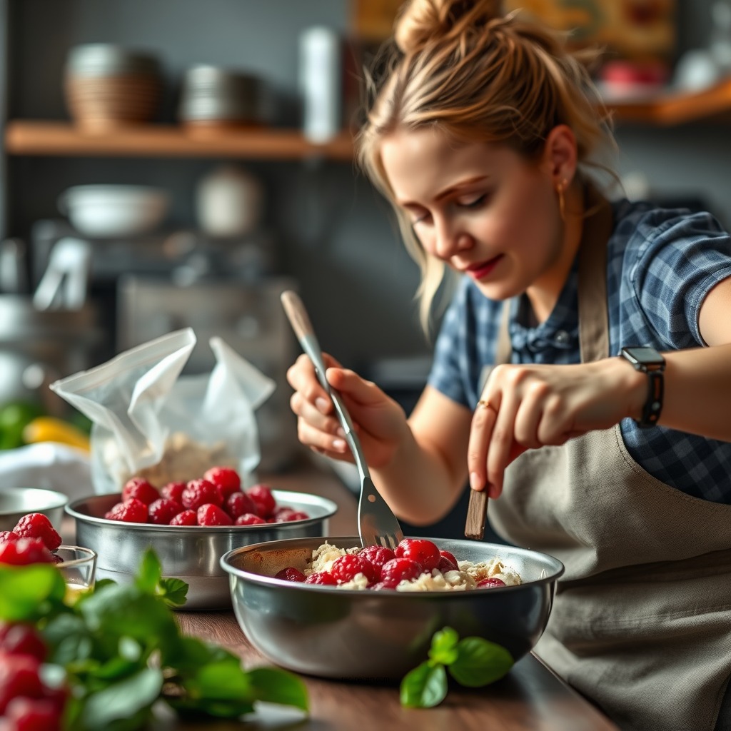 Step-by-Step Preparation - raspberry sauce recipe