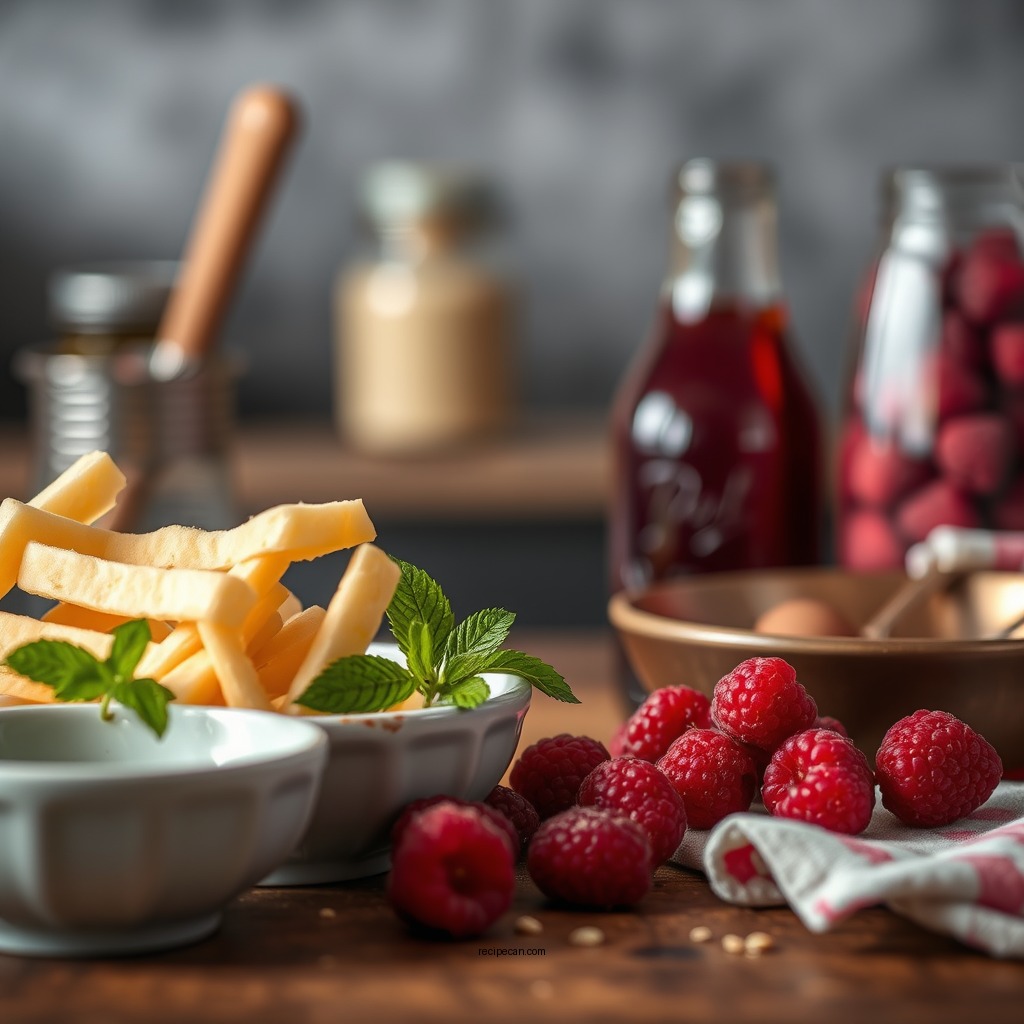 Ingredients You'll Need - raspberry syrup recipe for ice cream