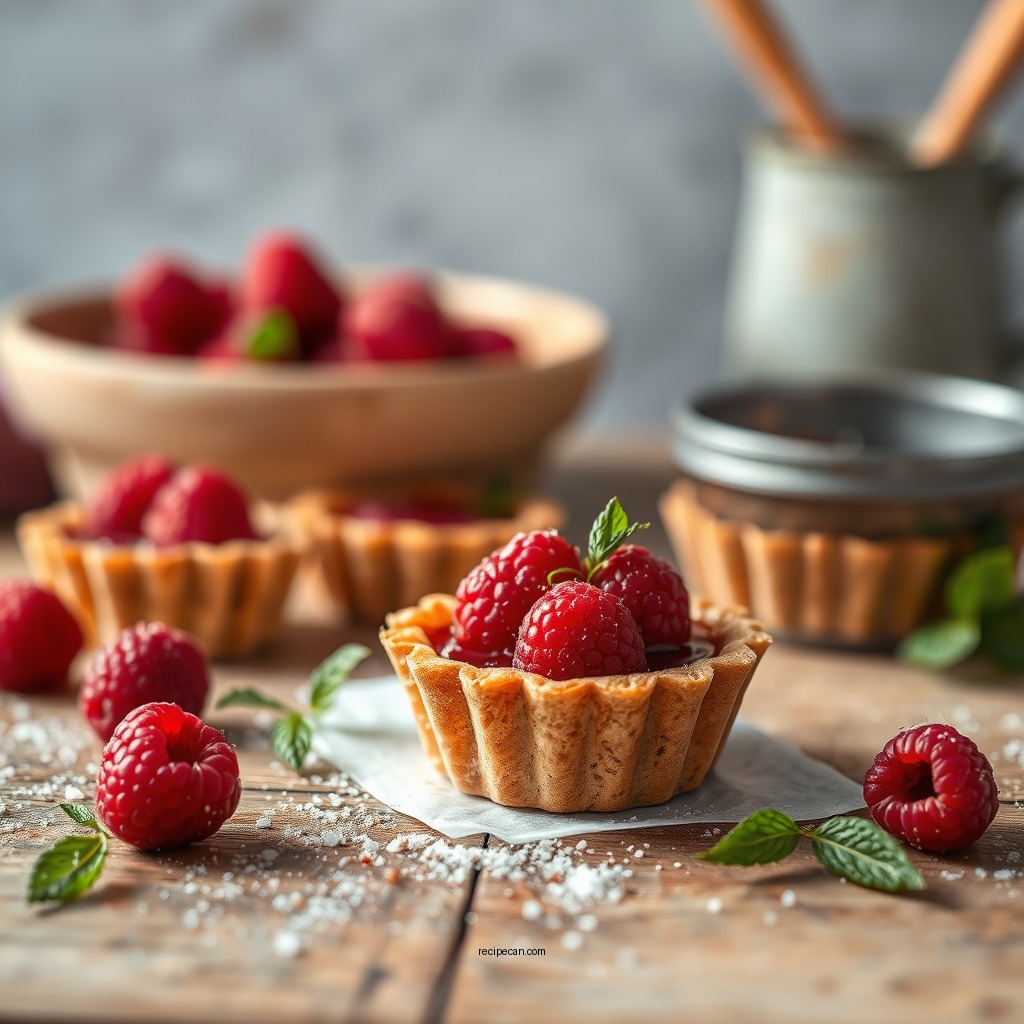 Choosing the Right Ingredients - raspberry tarts recipe