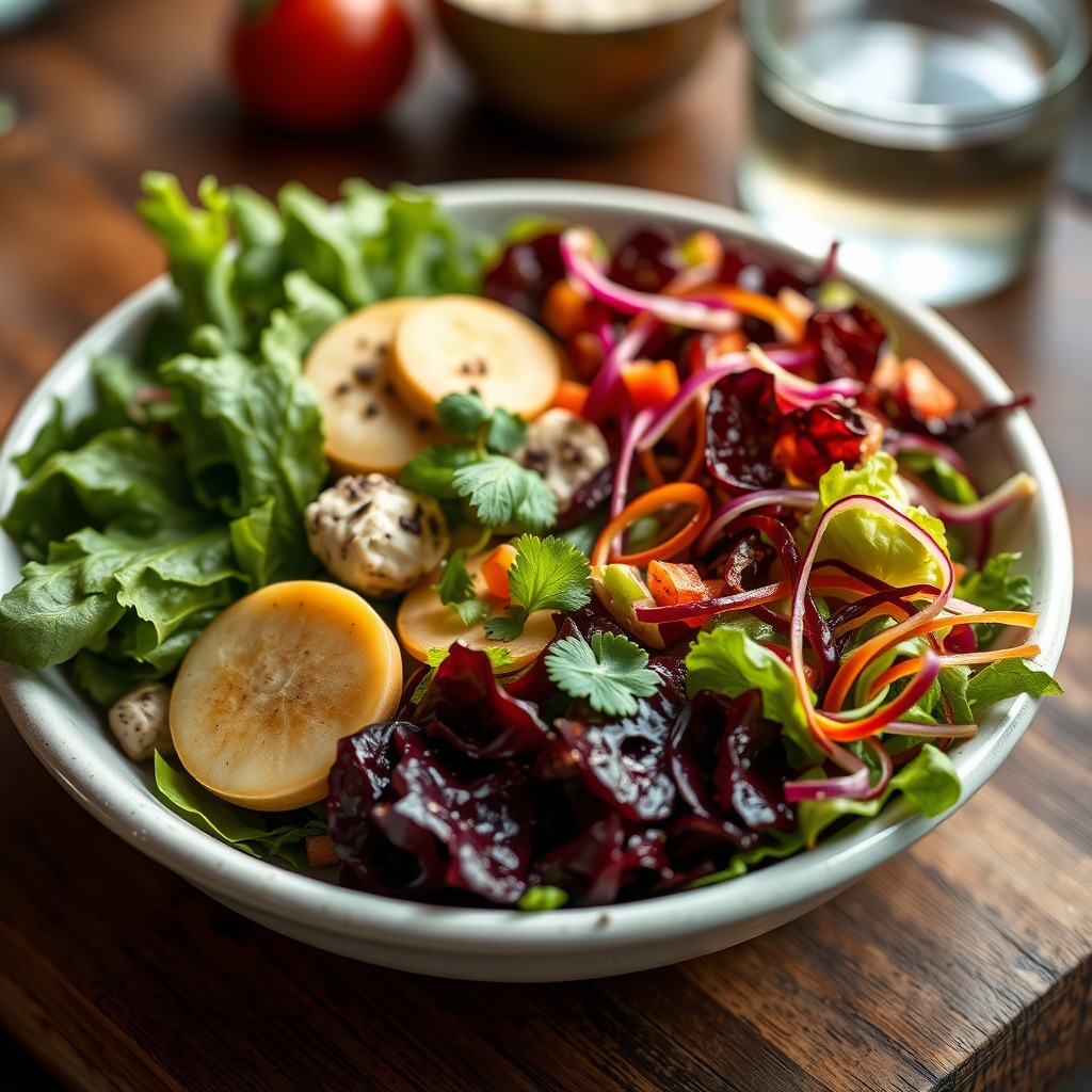 Creative Raw Vegan Salad Combinations - raw vegan salad recipes