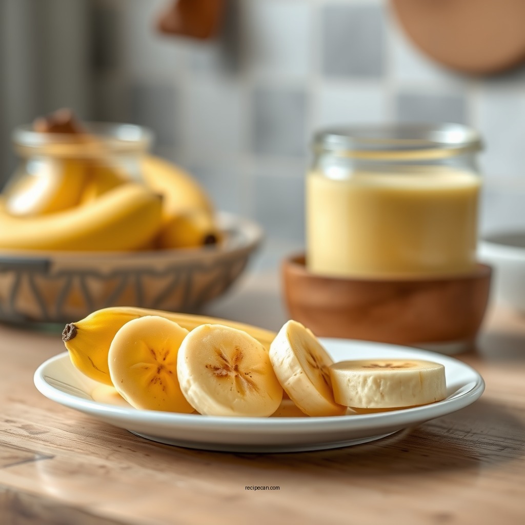 Ingredients You'll Need - recipe banana custard