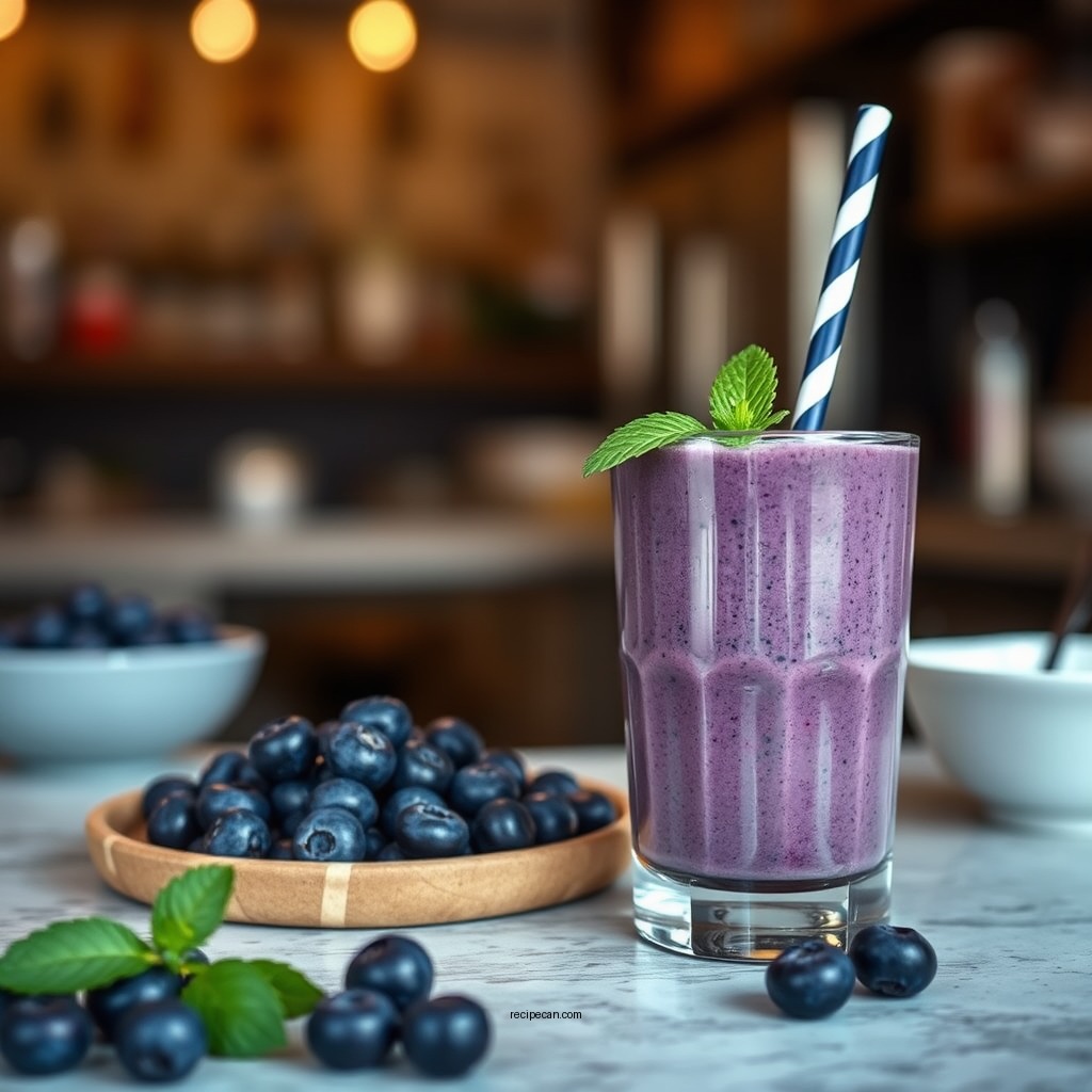 Steps to Prepare the Blueberry Smoothie - recipe blueberry smoothie