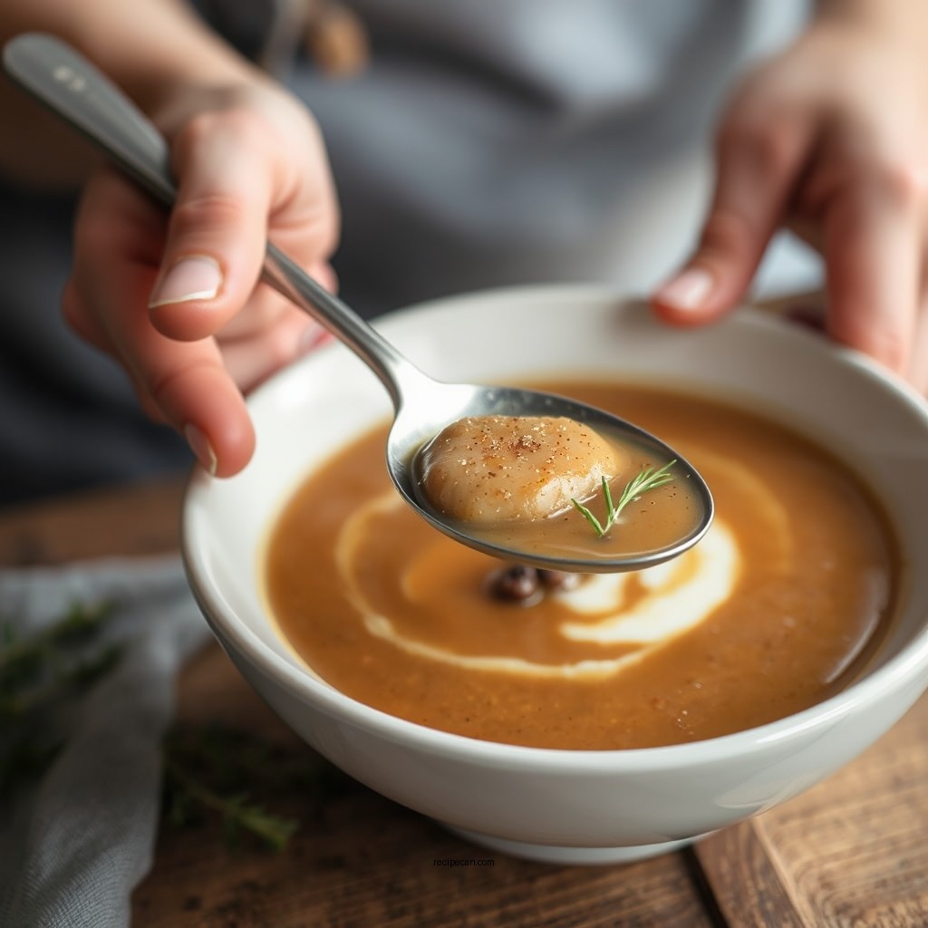 Cooking Instructions - recipe chestnut soup