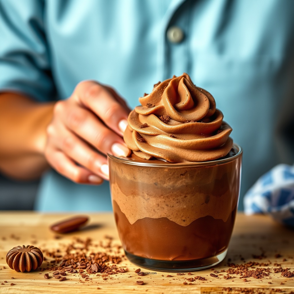 Step-by-Step Preparation Instructions - recipe chocolate mousse