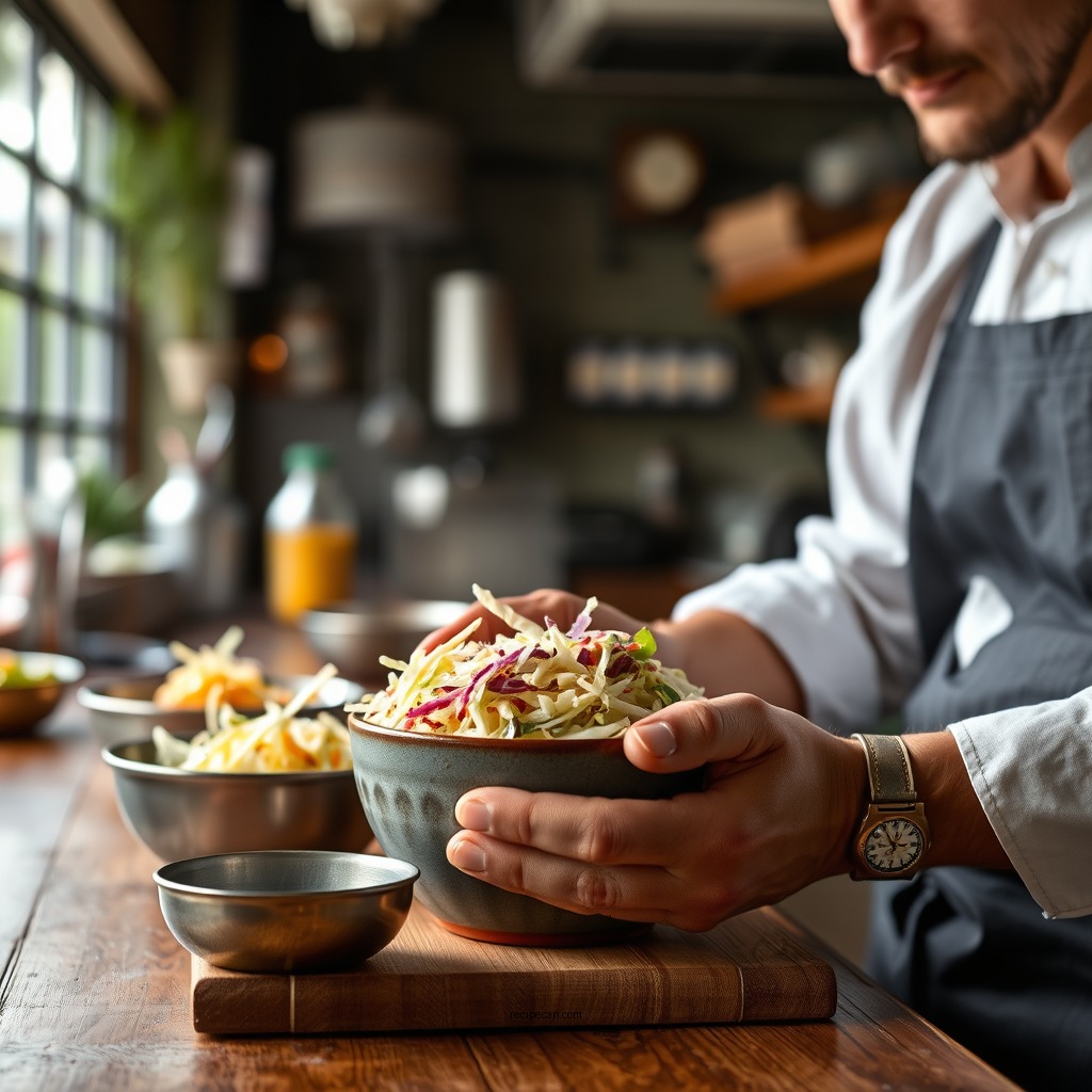 Step-by-Step Preparation - recipe coleslaw dressing