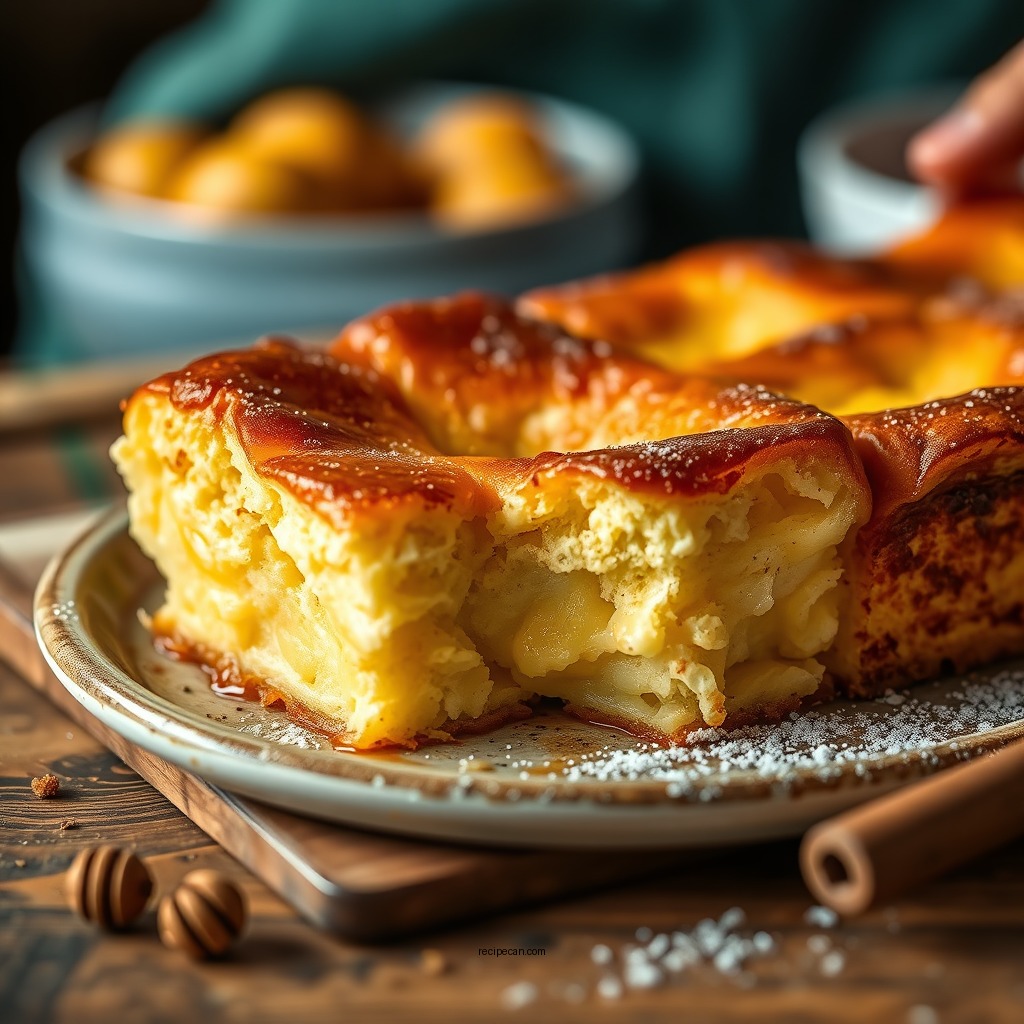 Baking Your Custard Bread Pudding - recipe custard bread pudding