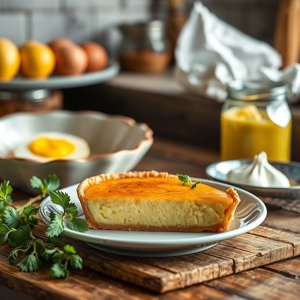 Ingredients You'll Need - recipe egg custard pie
