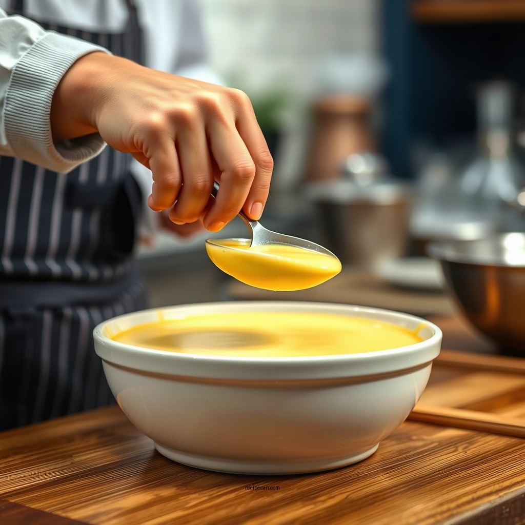 Step-by-Step Preparation - recipe egg custard