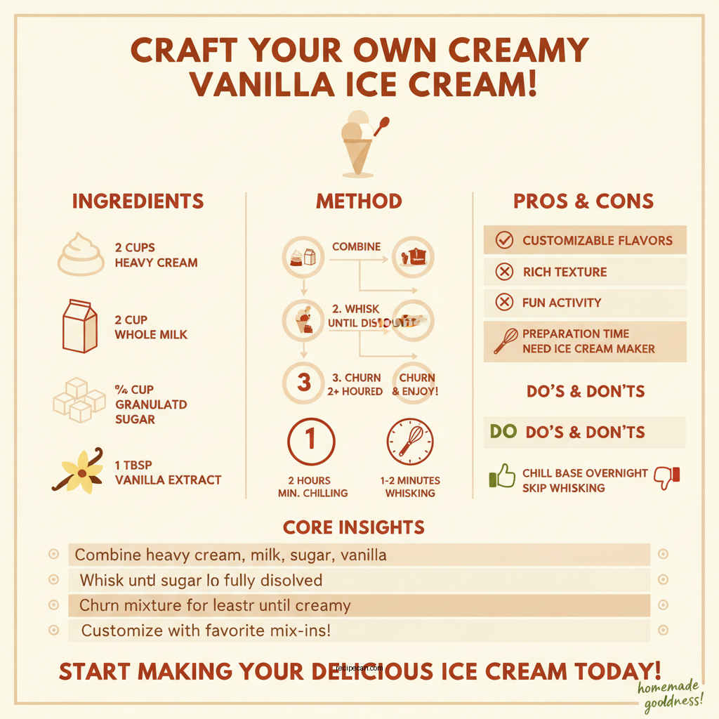 recipe for 4 quart ice cream maker - Data Infographic and Statistics
