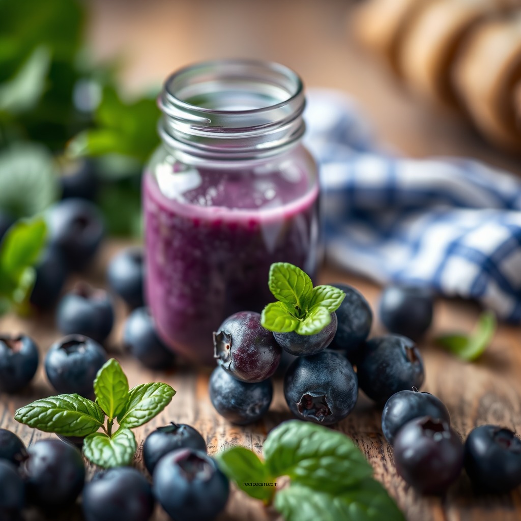 Ingredients You'll Need - recipe for a blueberry smoothie