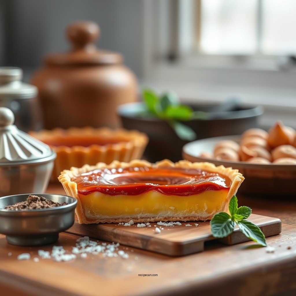 Ingredients You'll Need - recipe for a custard tart