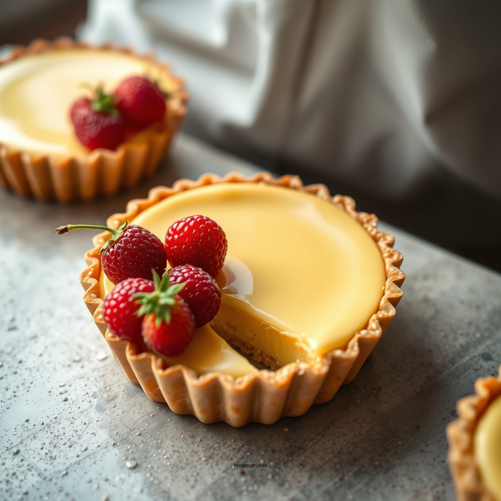 Making the Custard Filling - recipe for a custard tart