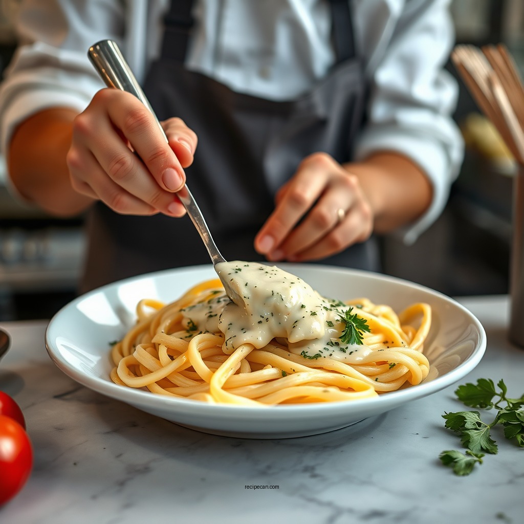 Step-by-Step Cooking Instructions - recipe for alfredo sauce