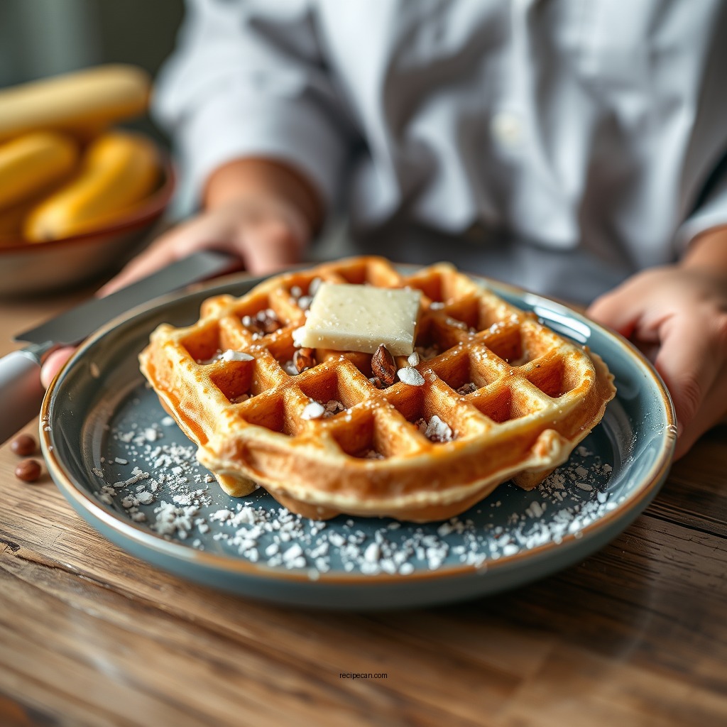 Cooking Instructions - recipe for almond flour waffles