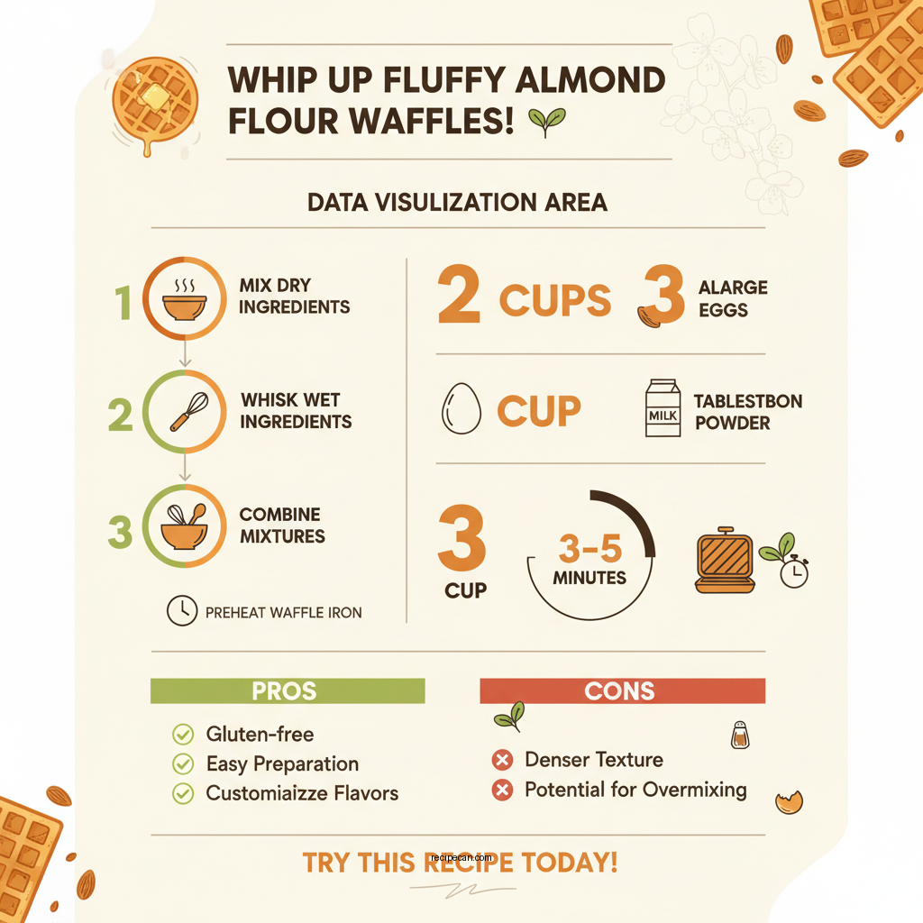 recipe for almond flour waffles - Data Infographic and Statistics